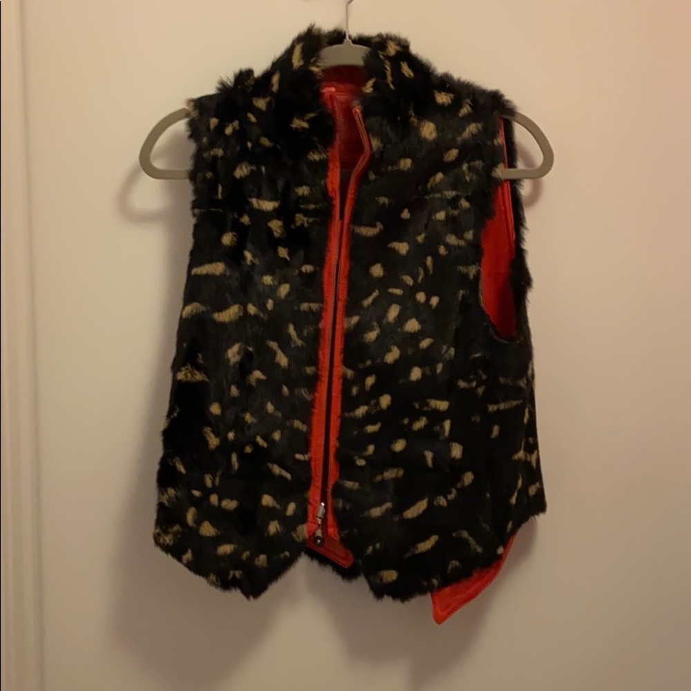 Fur/Leather vest